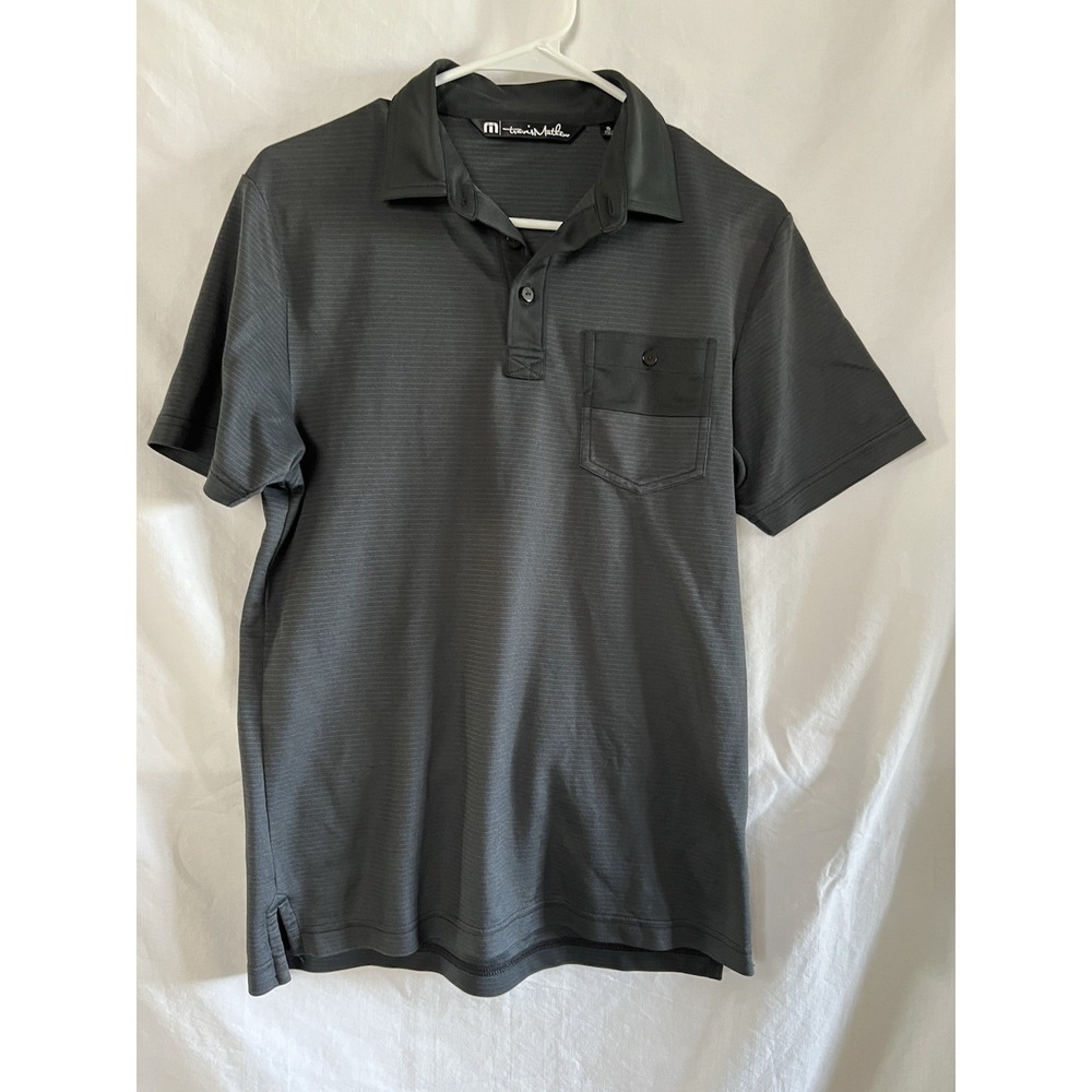 Travis Mathew Golf Polo‎ Mens Black Small Casual